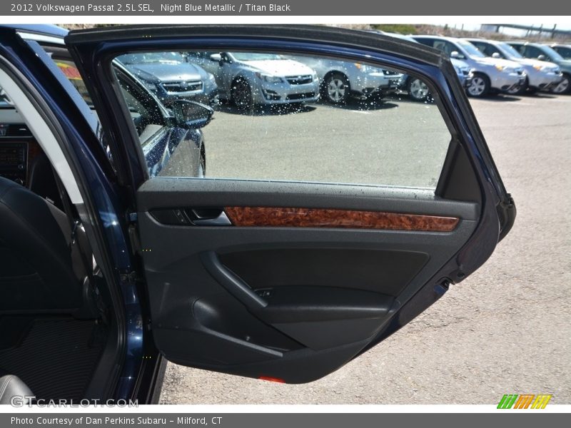 Night Blue Metallic / Titan Black 2012 Volkswagen Passat 2.5L SEL