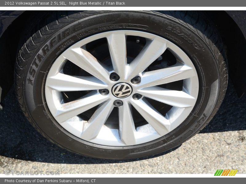 Night Blue Metallic / Titan Black 2012 Volkswagen Passat 2.5L SEL