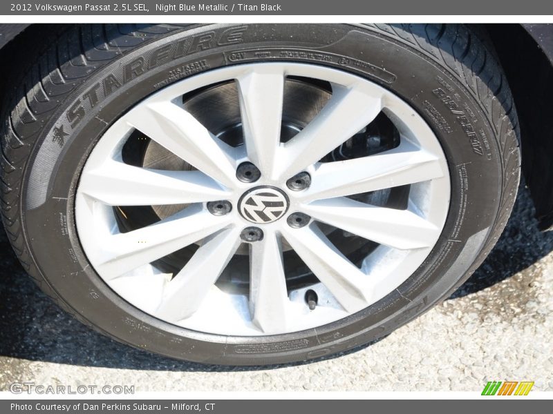 Night Blue Metallic / Titan Black 2012 Volkswagen Passat 2.5L SEL