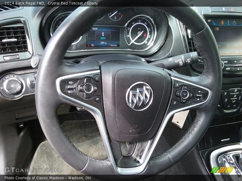 Crystal Red Tintcoat / Ebony 2014 Buick Regal FWD
