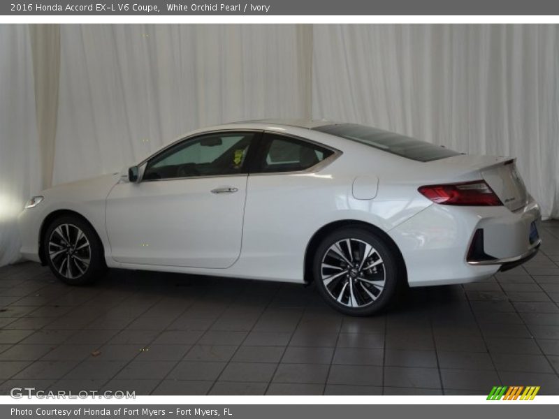 White Orchid Pearl / Ivory 2016 Honda Accord EX-L V6 Coupe
