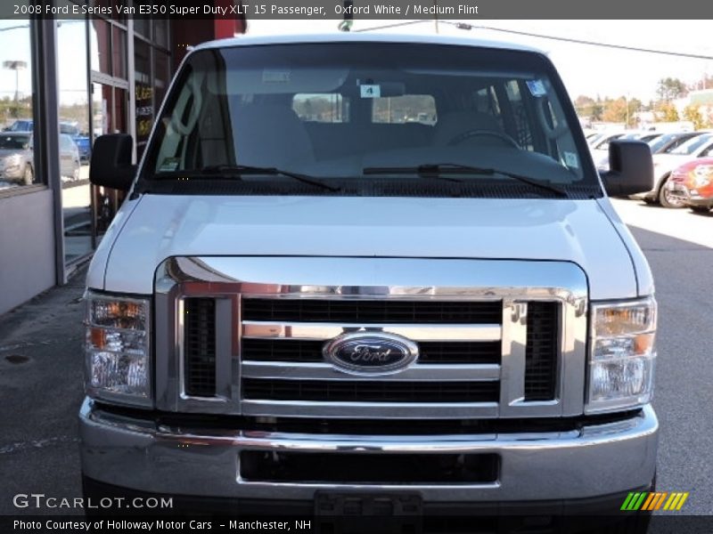 Oxford White / Medium Flint 2008 Ford E Series Van E350 Super Duty XLT 15 Passenger