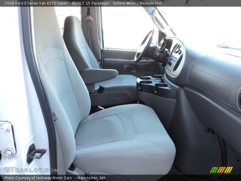 Oxford White / Medium Flint 2008 Ford E Series Van E350 Super Duty XLT 15 Passenger