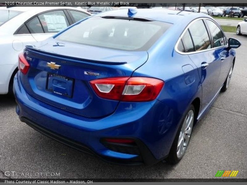 Kinetic Blue Metallic / Jet Black 2016 Chevrolet Cruze Premier Sedan