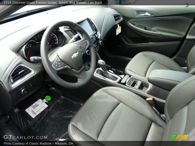 Kinetic Blue Metallic / Jet Black 2016 Chevrolet Cruze Premier Sedan