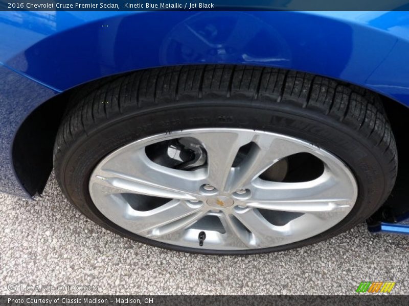 Kinetic Blue Metallic / Jet Black 2016 Chevrolet Cruze Premier Sedan