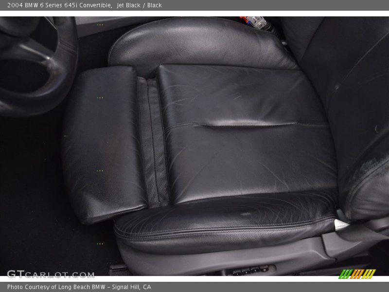 Jet Black / Black 2004 BMW 6 Series 645i Convertible