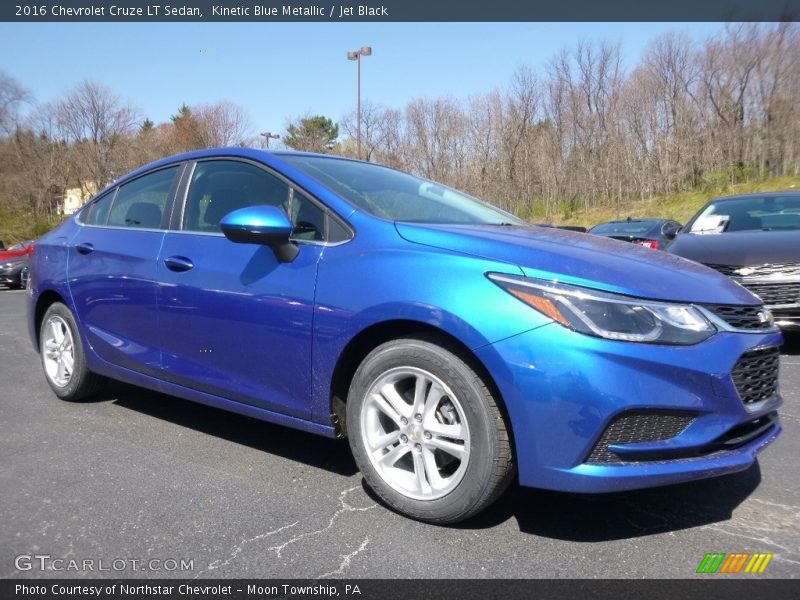 Kinetic Blue Metallic / Jet Black 2016 Chevrolet Cruze LT Sedan