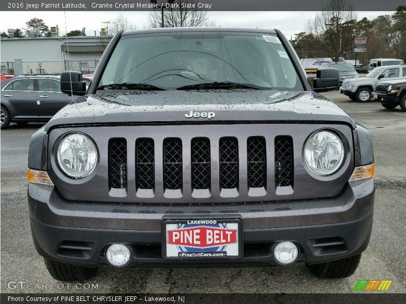 Granite Crystal Metallic / Dark Slate Gray 2016 Jeep Patriot Latitude