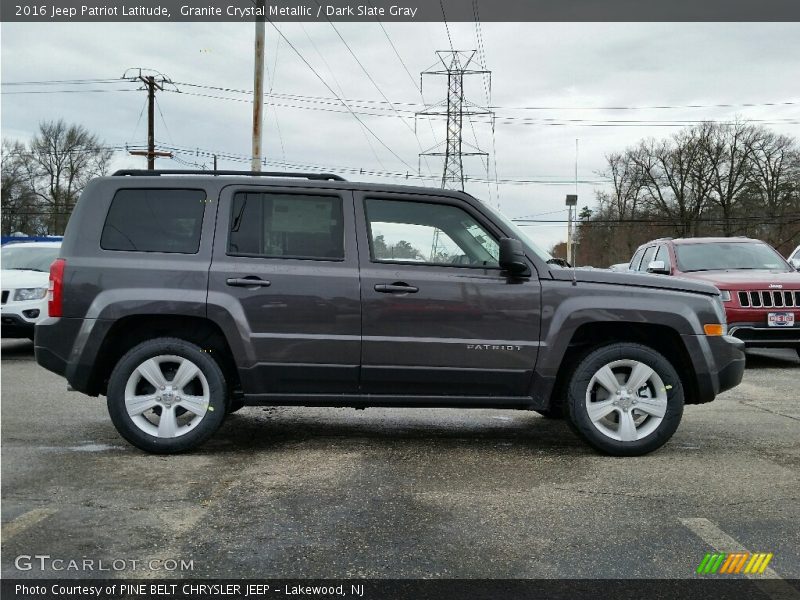 Granite Crystal Metallic / Dark Slate Gray 2016 Jeep Patriot Latitude