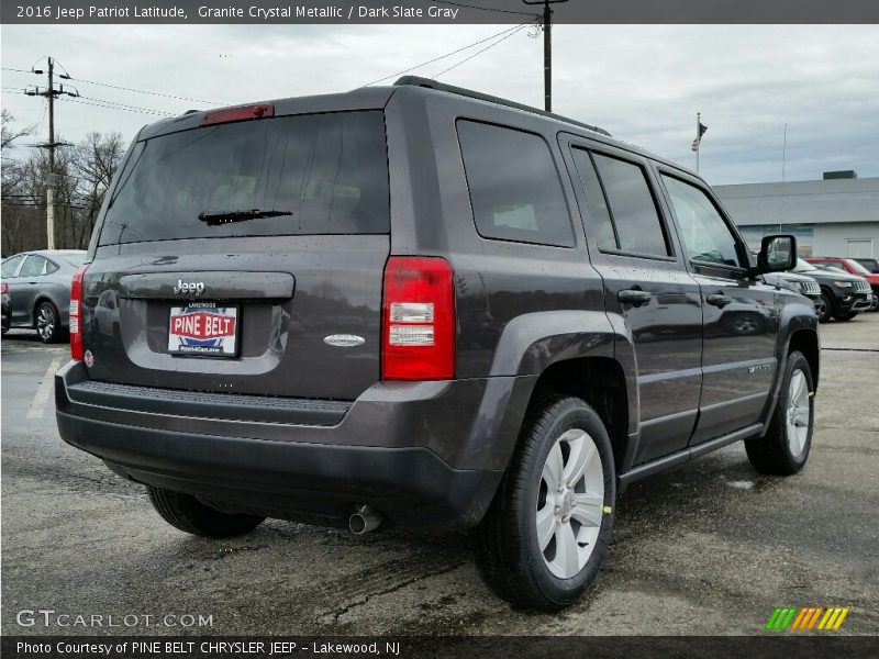 Granite Crystal Metallic / Dark Slate Gray 2016 Jeep Patriot Latitude