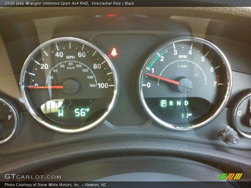 Firecracker Red / Black 2016 Jeep Wrangler Unlimited Sport 4x4 RHD