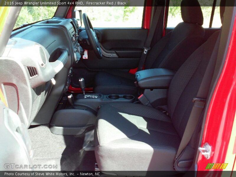 Firecracker Red / Black 2016 Jeep Wrangler Unlimited Sport 4x4 RHD
