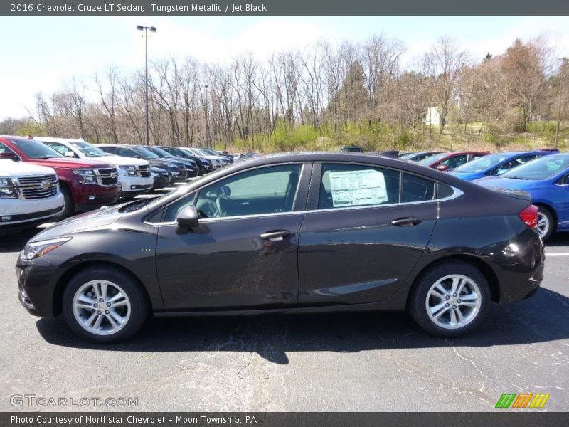 Tungsten Metallic / Jet Black 2016 Chevrolet Cruze LT Sedan