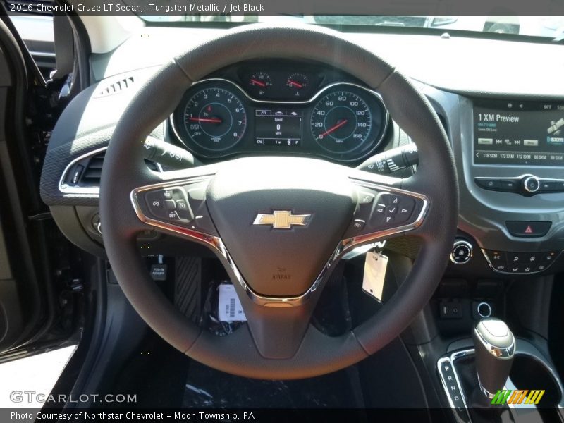 Tungsten Metallic / Jet Black 2016 Chevrolet Cruze LT Sedan
