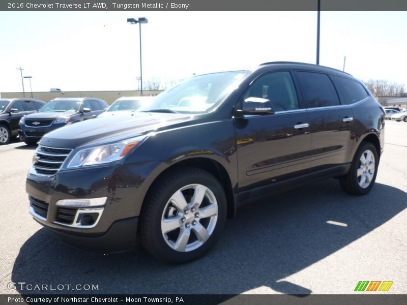 Tungsten Metallic / Ebony 2016 Chevrolet Traverse LT AWD