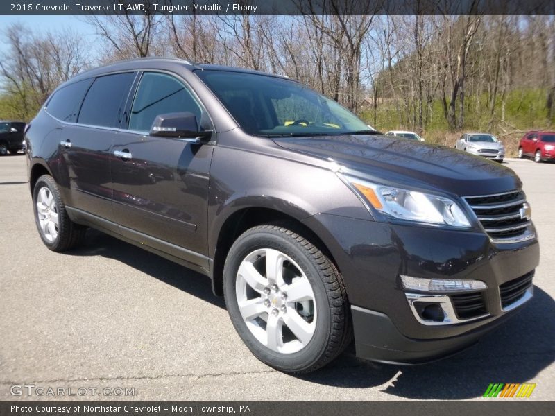 Tungsten Metallic / Ebony 2016 Chevrolet Traverse LT AWD