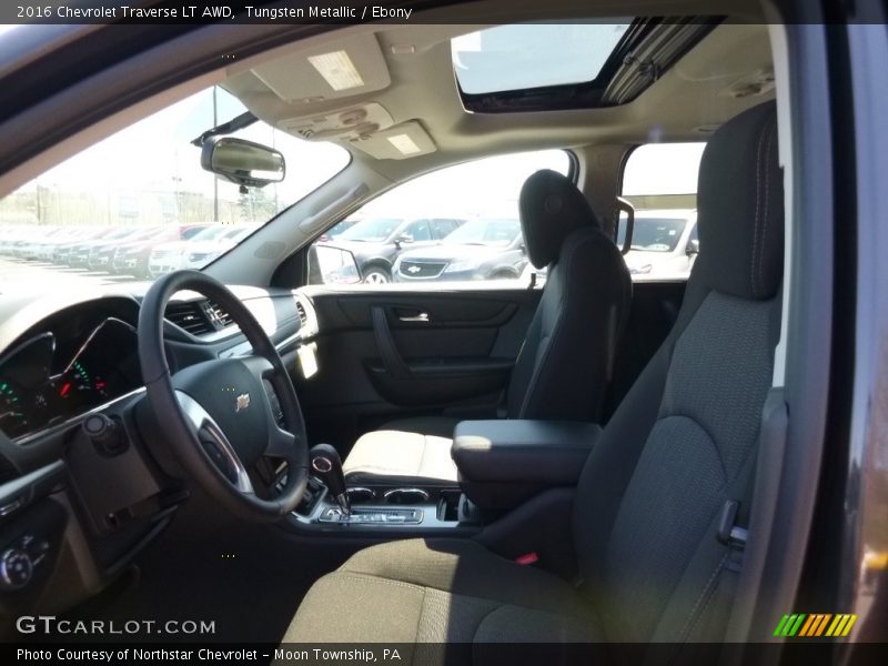 Tungsten Metallic / Ebony 2016 Chevrolet Traverse LT AWD