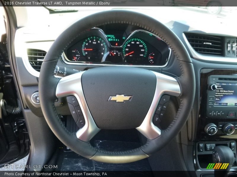 Tungsten Metallic / Ebony 2016 Chevrolet Traverse LT AWD