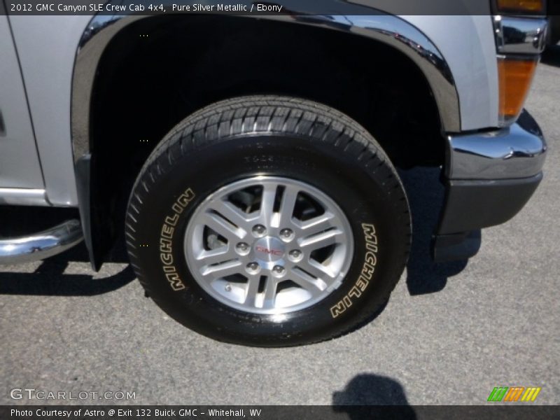 Pure Silver Metallic / Ebony 2012 GMC Canyon SLE Crew Cab 4x4