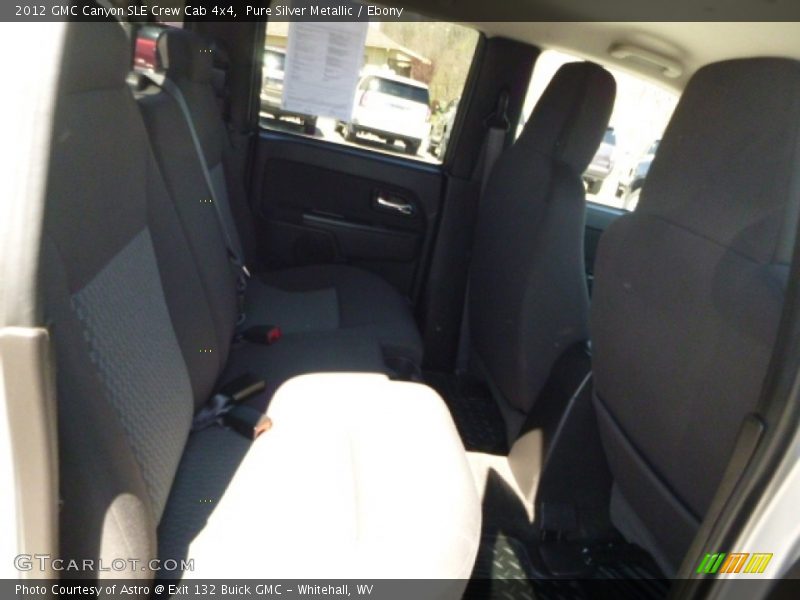 Pure Silver Metallic / Ebony 2012 GMC Canyon SLE Crew Cab 4x4