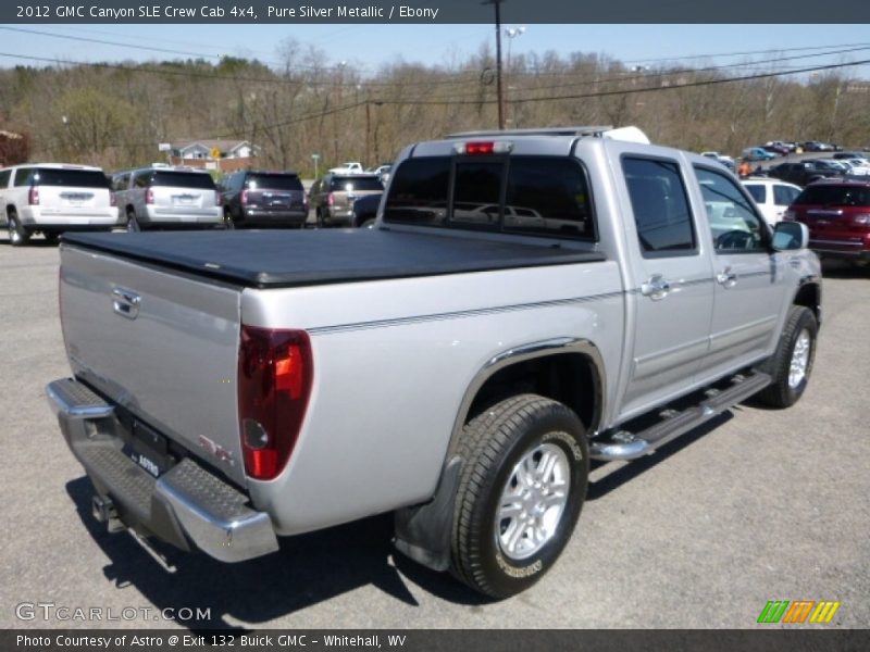 Pure Silver Metallic / Ebony 2012 GMC Canyon SLE Crew Cab 4x4