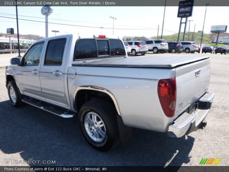 Pure Silver Metallic / Ebony 2012 GMC Canyon SLE Crew Cab 4x4
