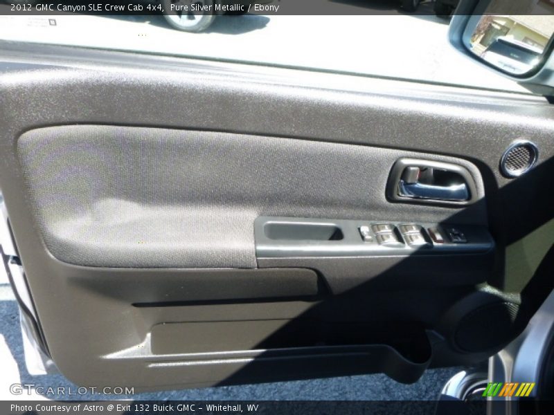 Pure Silver Metallic / Ebony 2012 GMC Canyon SLE Crew Cab 4x4