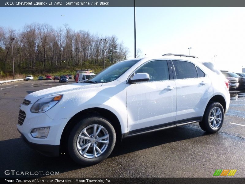 Summit White / Jet Black 2016 Chevrolet Equinox LT AWD