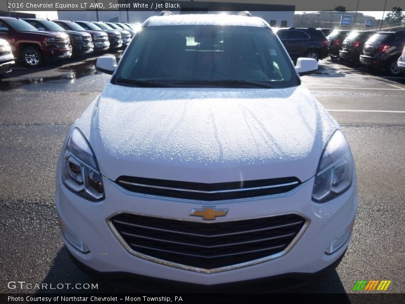 Summit White / Jet Black 2016 Chevrolet Equinox LT AWD