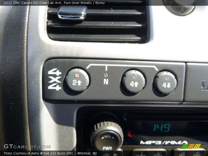 Pure Silver Metallic / Ebony 2012 GMC Canyon SLE Crew Cab 4x4