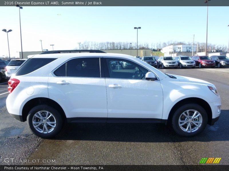 Summit White / Jet Black 2016 Chevrolet Equinox LT AWD