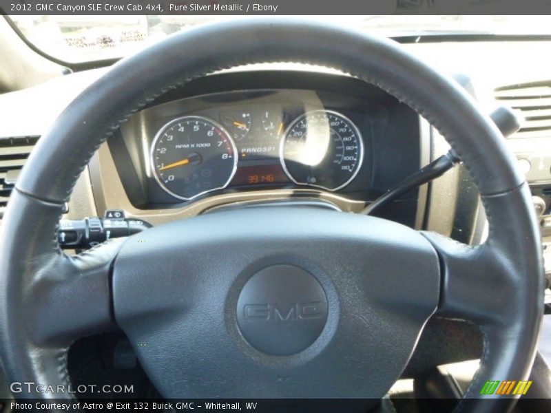 Pure Silver Metallic / Ebony 2012 GMC Canyon SLE Crew Cab 4x4