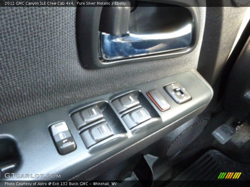 Pure Silver Metallic / Ebony 2012 GMC Canyon SLE Crew Cab 4x4