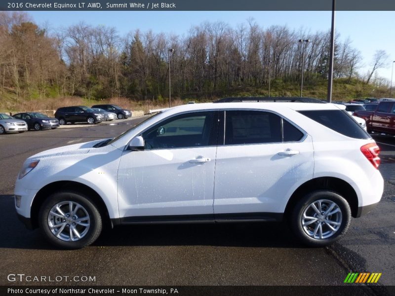 Summit White / Jet Black 2016 Chevrolet Equinox LT AWD
