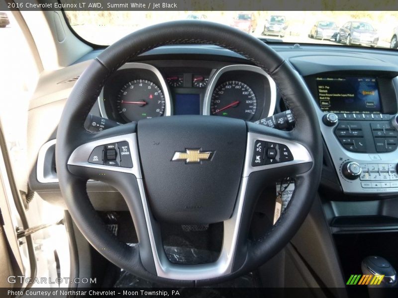 Summit White / Jet Black 2016 Chevrolet Equinox LT AWD