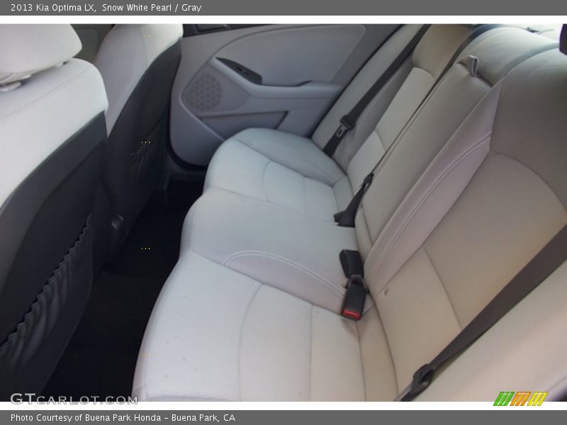 Snow White Pearl / Gray 2013 Kia Optima LX
