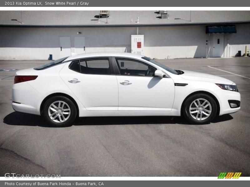 Snow White Pearl / Gray 2013 Kia Optima LX