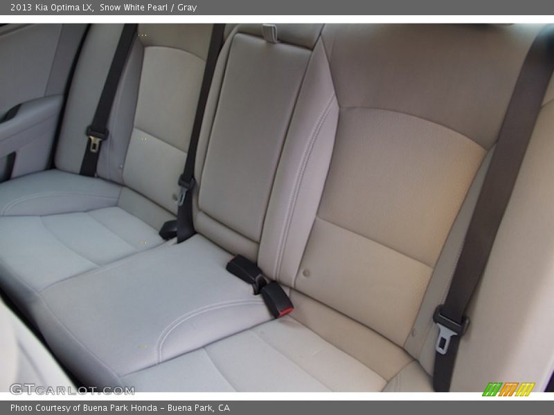 Snow White Pearl / Gray 2013 Kia Optima LX
