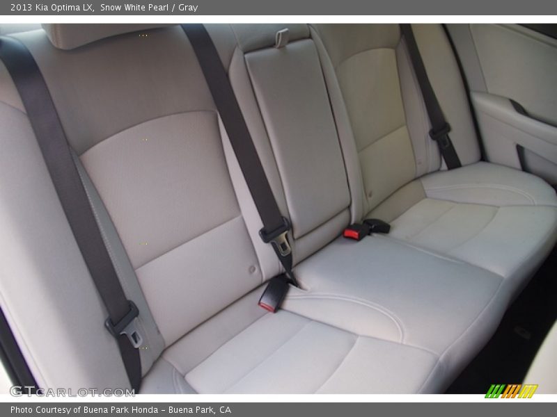 Snow White Pearl / Gray 2013 Kia Optima LX