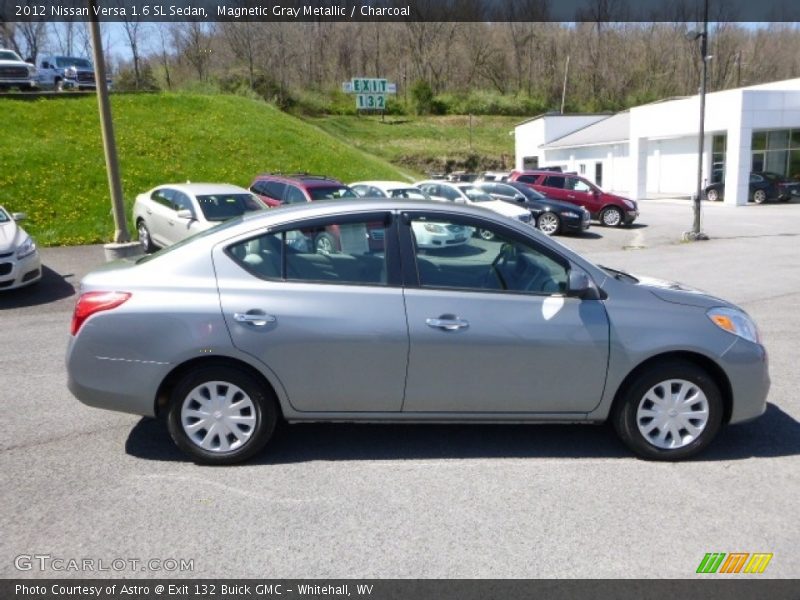 Magnetic Gray Metallic / Charcoal 2012 Nissan Versa 1.6 SL Sedan
