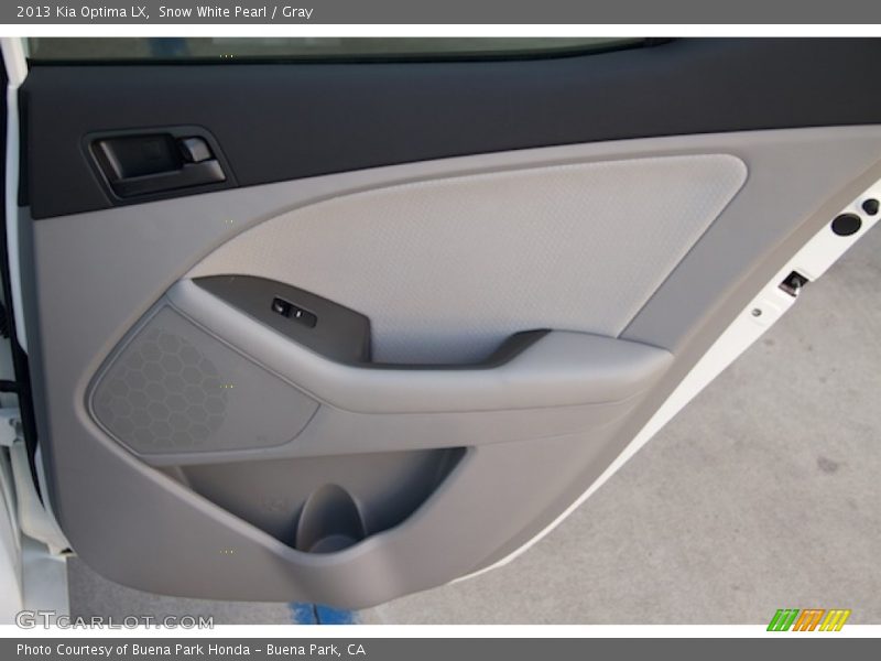 Snow White Pearl / Gray 2013 Kia Optima LX