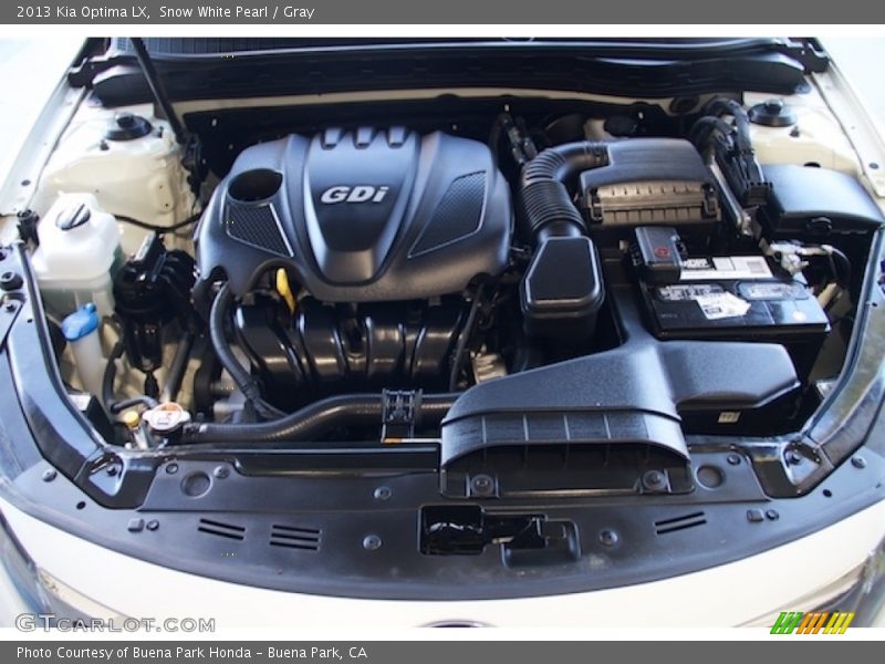 Snow White Pearl / Gray 2013 Kia Optima LX
