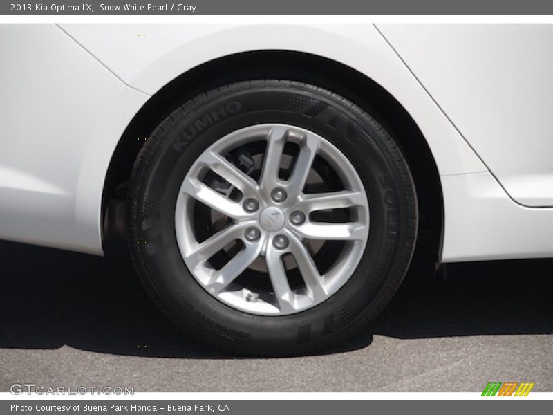 Snow White Pearl / Gray 2013 Kia Optima LX