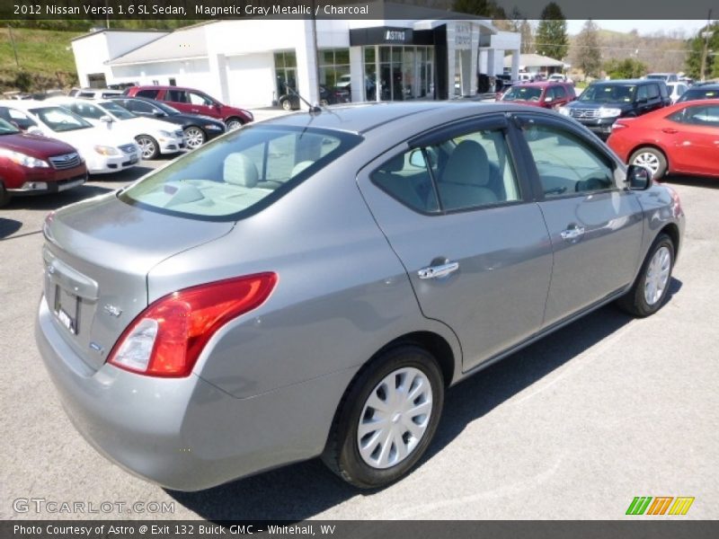 Magnetic Gray Metallic / Charcoal 2012 Nissan Versa 1.6 SL Sedan