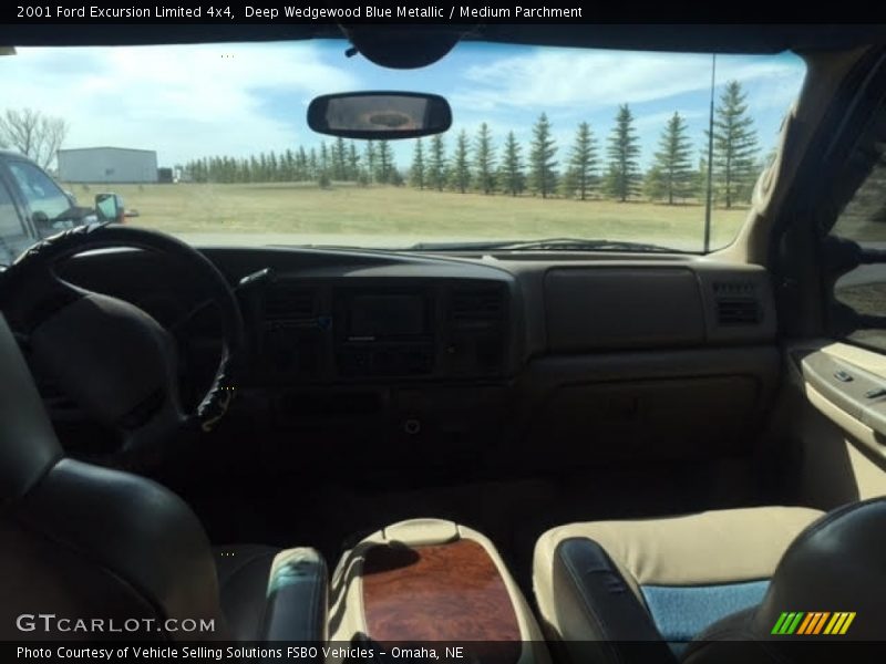 Deep Wedgewood Blue Metallic / Medium Parchment 2001 Ford Excursion Limited 4x4
