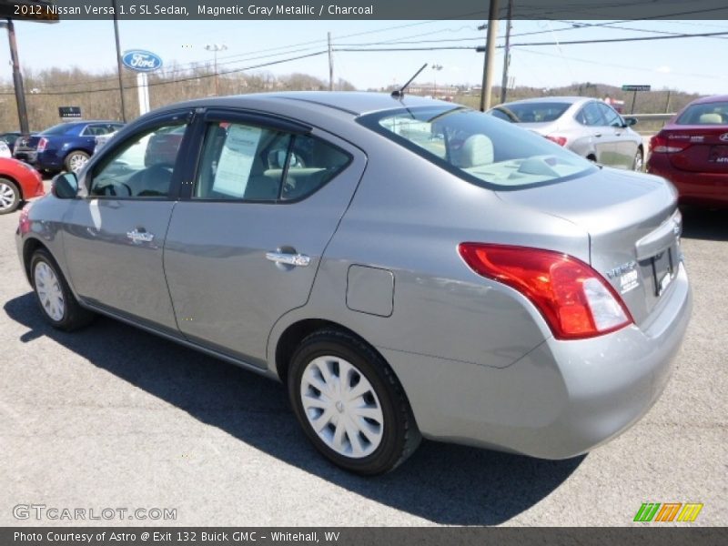Magnetic Gray Metallic / Charcoal 2012 Nissan Versa 1.6 SL Sedan