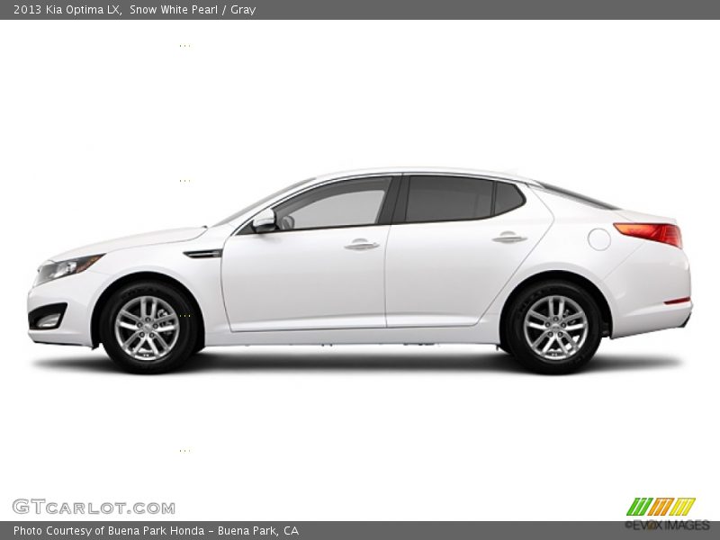 Snow White Pearl / Gray 2013 Kia Optima LX