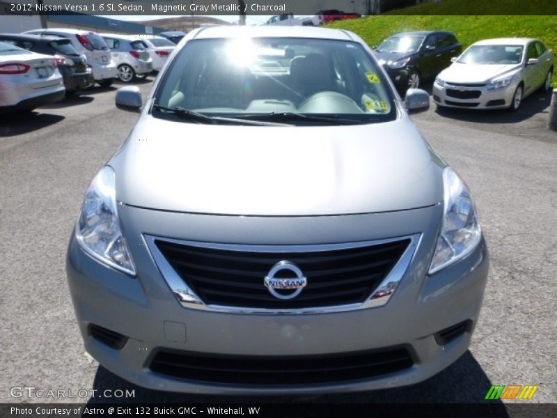 Magnetic Gray Metallic / Charcoal 2012 Nissan Versa 1.6 SL Sedan