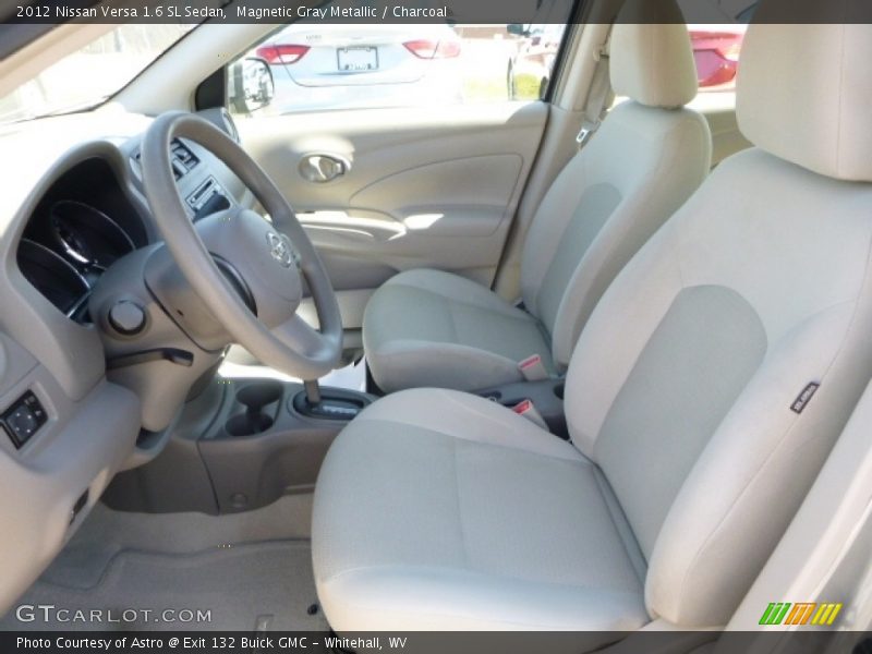 Magnetic Gray Metallic / Charcoal 2012 Nissan Versa 1.6 SL Sedan